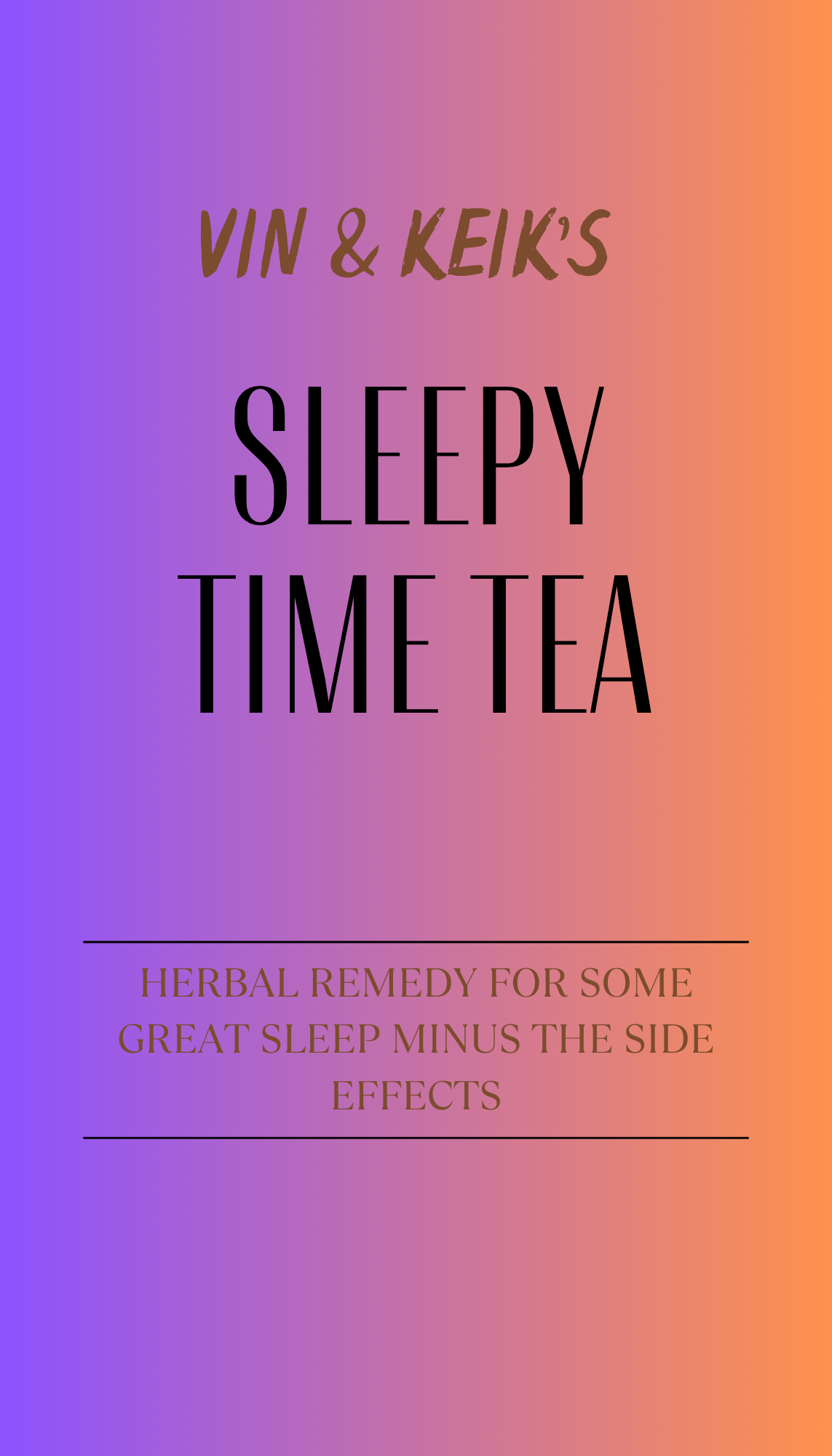Sleepy Time Tea